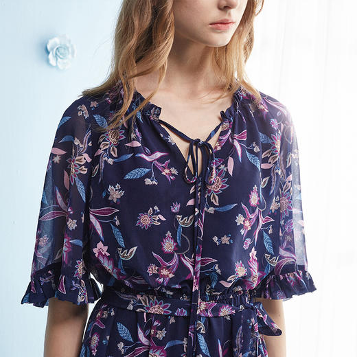 欧芮儿雪纺连衣裙07XLB3612 商品图3