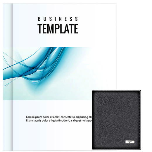 七匹狼 男士钱包短款 商务休闲两折竖款牛皮夹多功能卡包 3A1313112-01黑色 商品图4