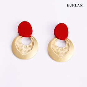EURLAN.  彩色系列 幸运红 耳环