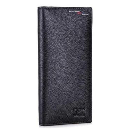 七匹狼 钱包男士长款商务休闲百搭款钱夹大容量多功能卡包精品男包 3A0651125-01黑色 商品图1