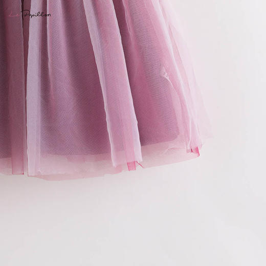 【马克珍妮 法式系列】新款夏装女童田园风网纱连衣裙213000 商品图4