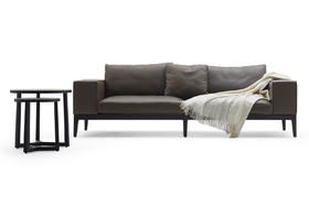 Wood 三人沙发 | 更多座位组合，皮布面料可选，详询客服