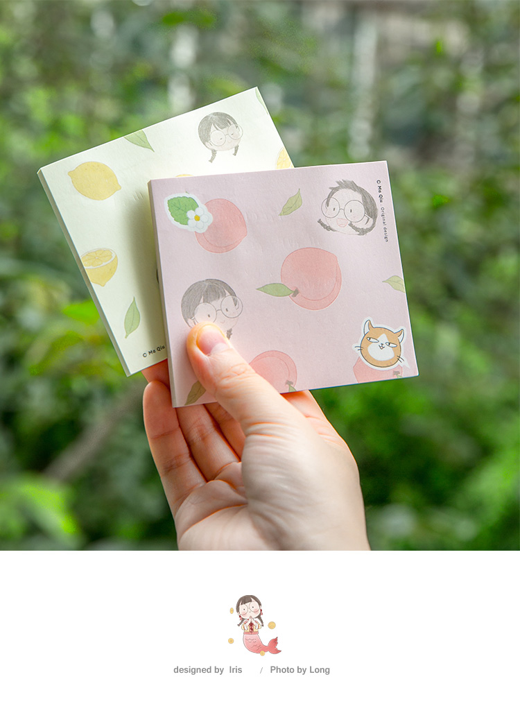 三年二班z麻球卡通彩页便利贴黏性强可撕n次贴学生便携记事便签本