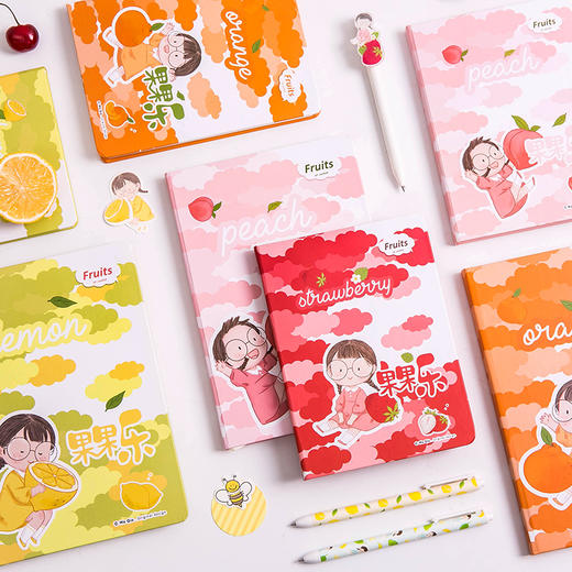 三年二班z麻球硬面笔记本子卡通可爱学生用彩页日记本创意手帐本