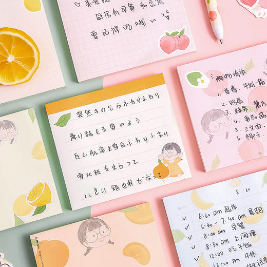 三年二班z麻球卡通彩页便利贴黏性强可撕n次贴学生便携记事便签本