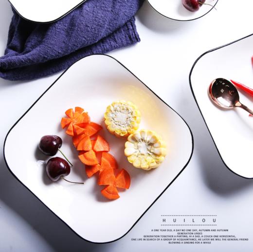 【餐盘】陶瓷盘子 创意酒店餐具西餐盘咖啡甜品盘礼品碗盘碟 商品图0