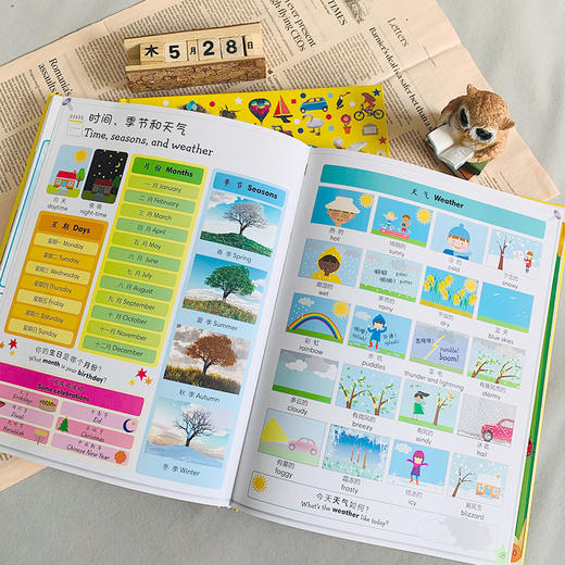 DK儿童双语词汇1000 点读版 专为学龄前儿童和小学生打造的双语词汇宝典 商品图2