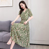 WZNH-WX33039夏新款韩版时尚气质优雅修身过膝中长款连衣裙 商品缩略图3
