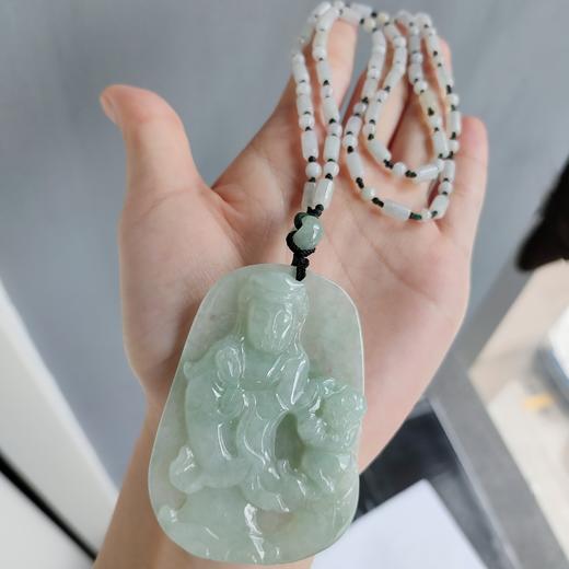 翡翠送子观音项链 商品图2