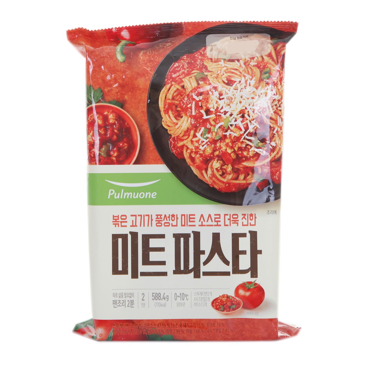 Pulmuone Meat Sauce Spaghetti 韩国 番茄意面 速食 西式早餐JPY带授权招加盟代理
