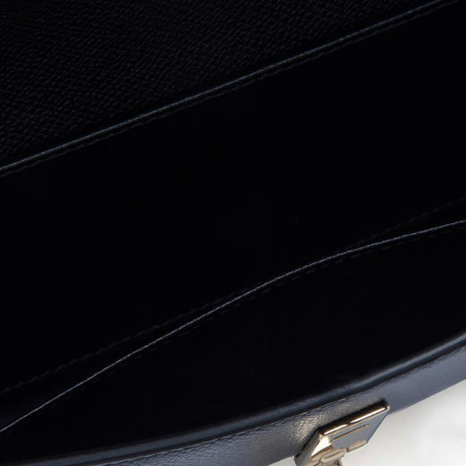 Salvatore Ferragamo/菲拉格慕女士黑色牛皮金色夹扣手拎包FG2925704799 商品图1