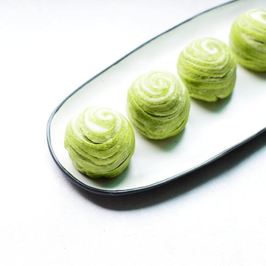 纯素抹茶旦黄酥素食蛋黄酥进口宇治抹茶和伯爵红茶的茶香酥软清爽