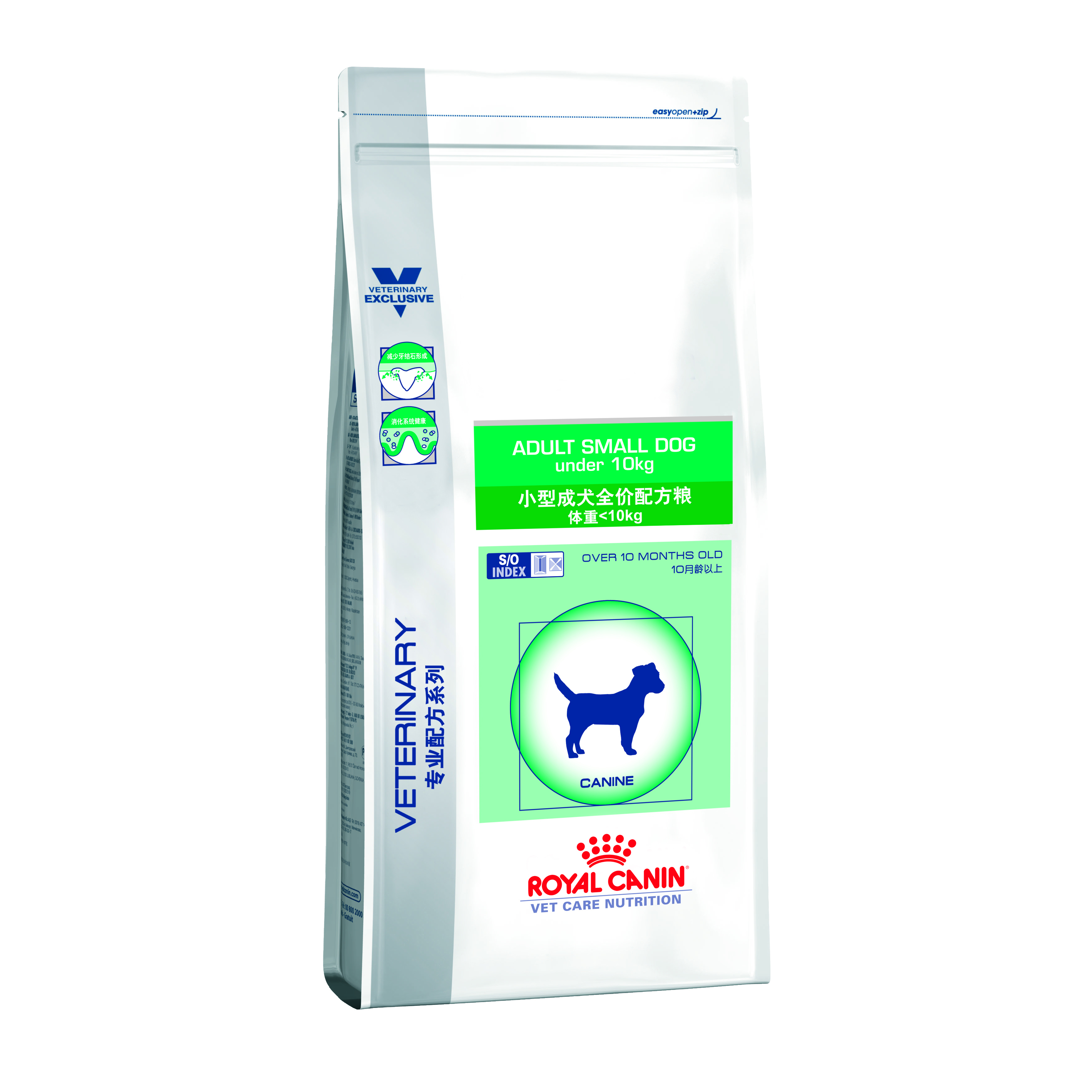 皇家小型犬成犬全价配方粮2kg