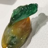 收藏级老坑黄加绿翡翠挂件 商品缩略图6