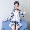 HGY-82100新款精品童装  儿童女大童防晒服外套夏季防晒衣中长款 商品缩略图3