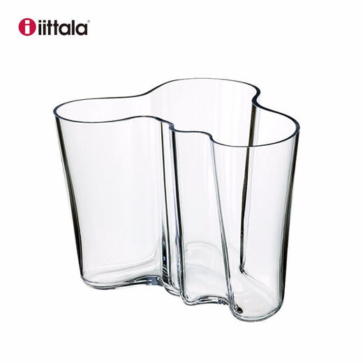 Iittala伊塔拉传奇湖泊系列-进口北欧手工摆件透明花瓶160mm 商品图6