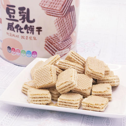 有零有食桶装豆乳威化288g/盒 商品图0