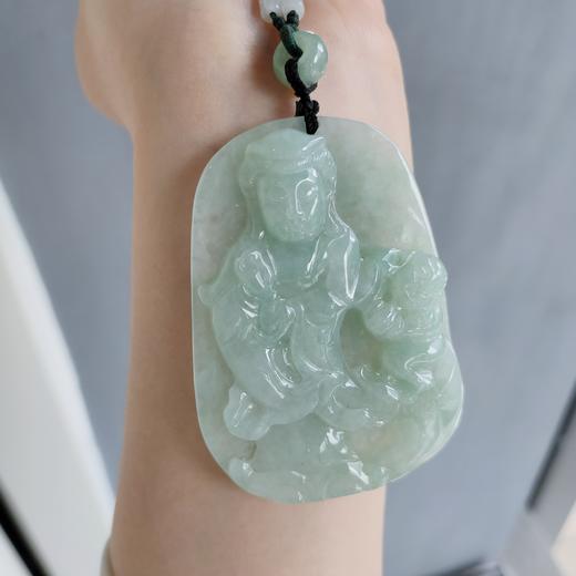 翡翠送子观音项链 商品图0