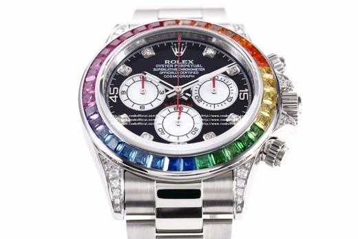 N劳力士迪通拿-116598RBOW系列，延续始于1963的经典力作！当手表碰上彩虹，华贵与美丽的碰撞，玩转彩虹，玩转小清新❕❕❕❕ 商品图7