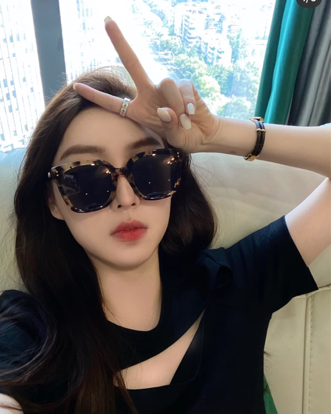 jennie x gm kuku 蕞强联名款墨镜正品