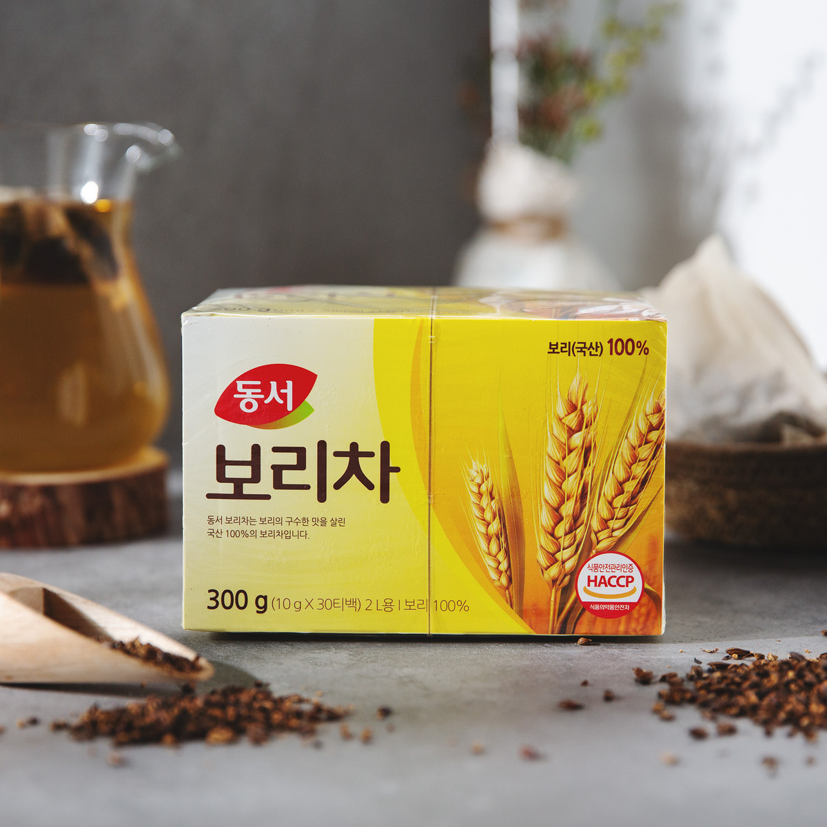 East and West 韩国大麦茶 醇香饮品tea bag barley 10g*30个包装JPY带授权招加盟代理