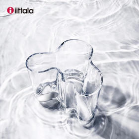 Iittala伊塔拉传奇湖泊系列-进口北欧手工摆件透明花瓶160mm