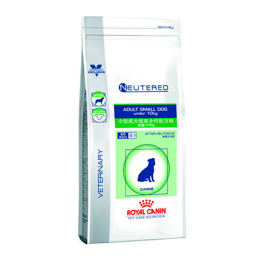 皇家小型犬成犬绝育全价配方粮1.5kg 商品图0