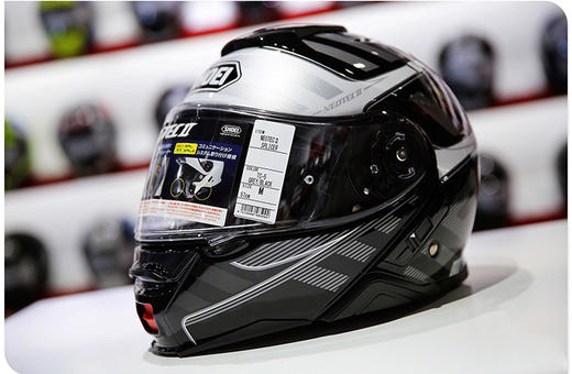 日本进口shoeineotec2代Ⅱ春季双镜片揭面盔全盔男