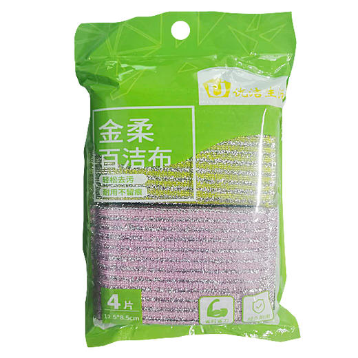 优洁生活金柔百洁布4片装一包