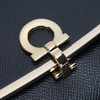 Salvatore Ferragamo/菲拉格慕女士黑色牛皮金色夹扣手拎包FG2925704799 商品缩略图2