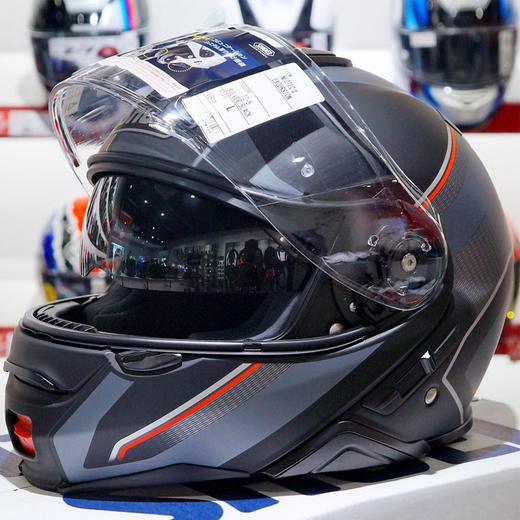 日本进口shoeineotec2代Ⅱ春季双镜片揭面盔全盔男