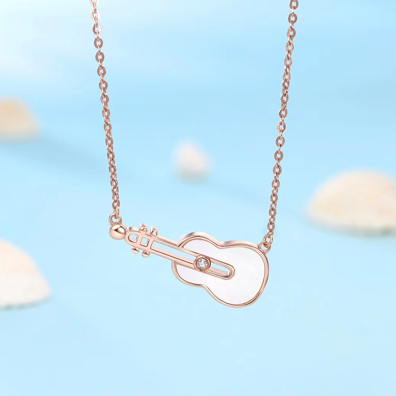 一往琴深纯银锁骨链  简约轻奢小众设计