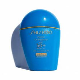 【资生堂】新艳阳夏臻效水动力防护乳（蓝胖子防晒）