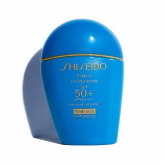 【资生堂】新艳阳夏臻效水动力防护乳（蓝胖子防晒） 商品图0