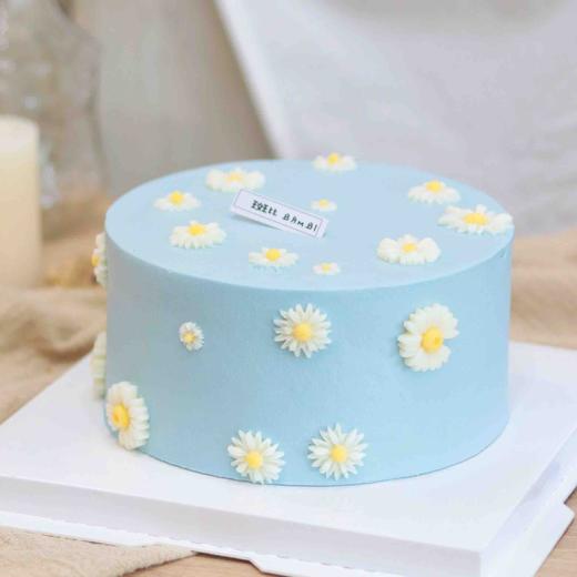 小雏菊简约蓝色系蛋糕 商品图2