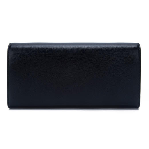 Salvatore Ferragamo/菲拉格慕女士黑色牛皮金色夹扣手拎包FG2925704799 商品图3