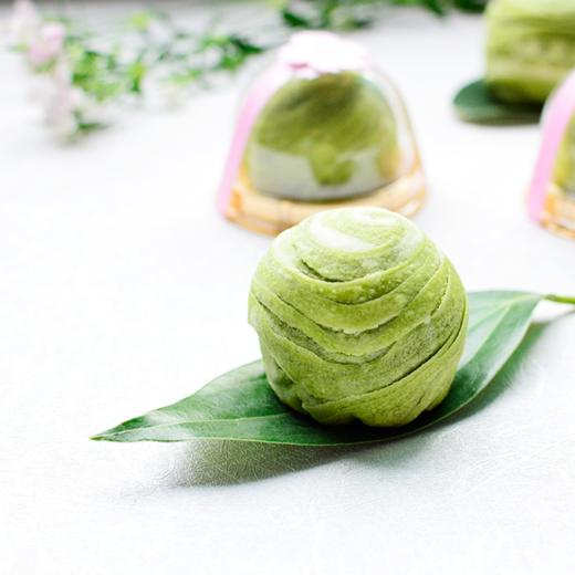 纯素抹茶旦黄酥素食蛋黄酥进口宇治抹茶和伯爵红茶的茶香酥软清爽
