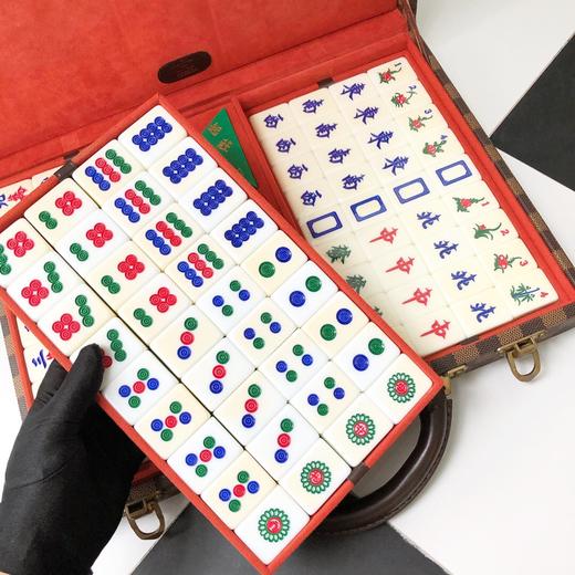 lv路易威登高级麻将套装手提箱配麻将一套