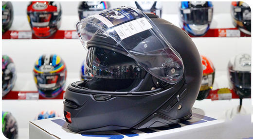 日本进口shoeineotec2代Ⅱ春季双镜片揭面盔全盔男