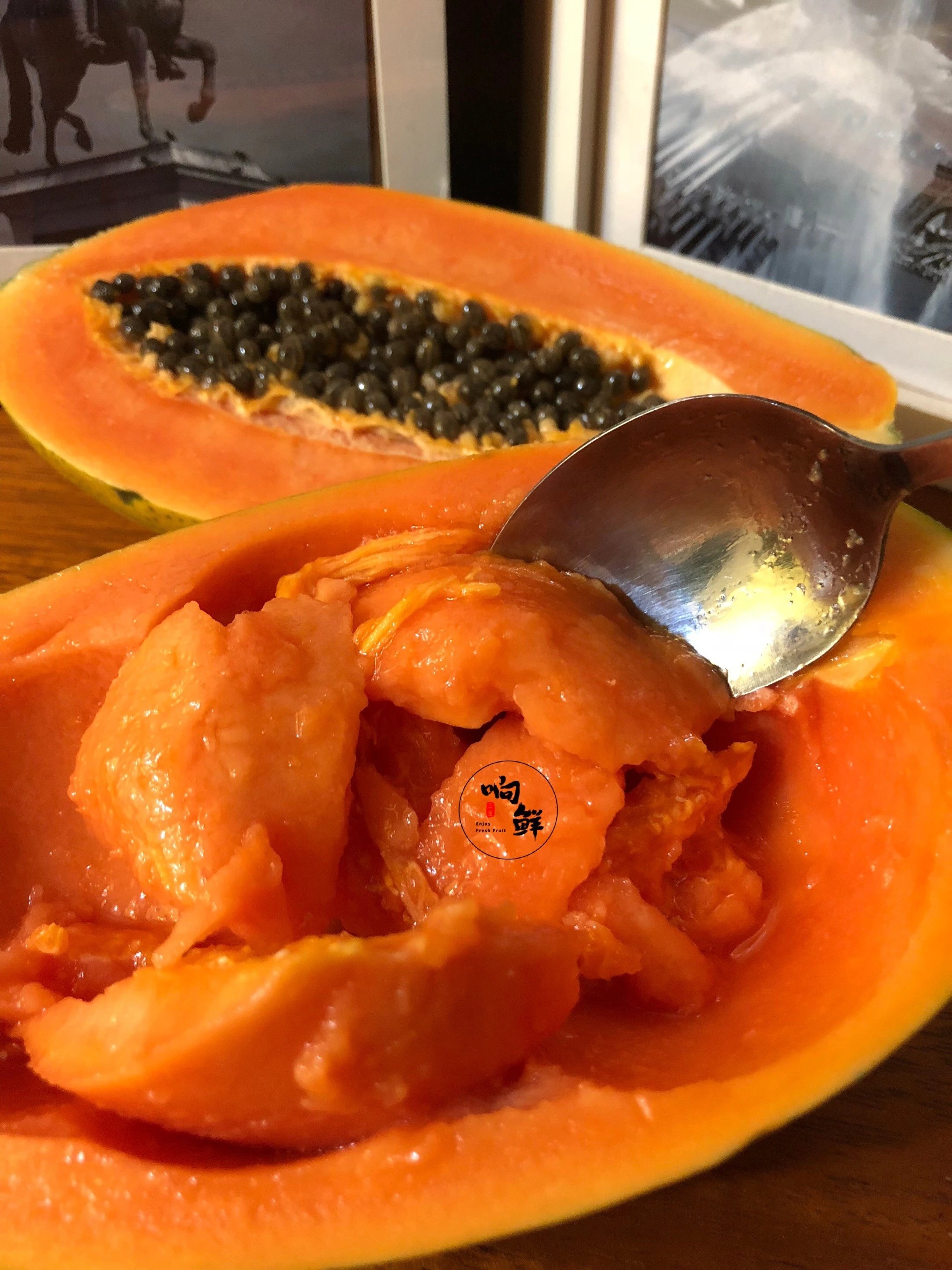 【海南老树牛奶树上熟木瓜】5斤装，约2-4个，顺丰陆运包邮