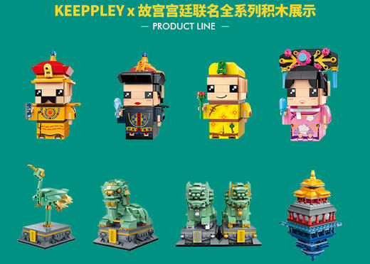 keepplay启蒙积木宝可梦/皮卡丘/哆啦A梦/故宫宫廷文化系列/航天员 方头仔玩具keeppley（兼容乐高小颗粒）） 商品图4