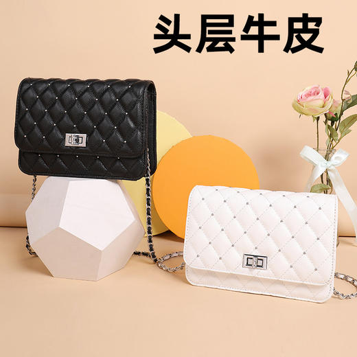 MTBT-M041CA3825新款小香风真皮女包时尚ins潮流链条包 商品图0