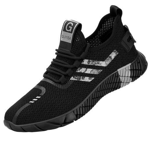 劳保鞋男防砸防刺穿钢包头凯夫拉中底耐磨橡胶底安全防护功能鞋 商品图4