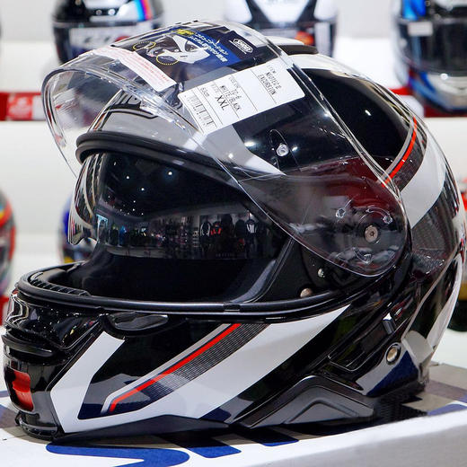 日本进口shoeineotec2代Ⅱ春季双镜片揭面盔全盔男