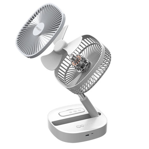 品胜 伸缩折叠式遥控风扇 无线设计 应急充电宝 户外可用 高度自由调节 商品图3