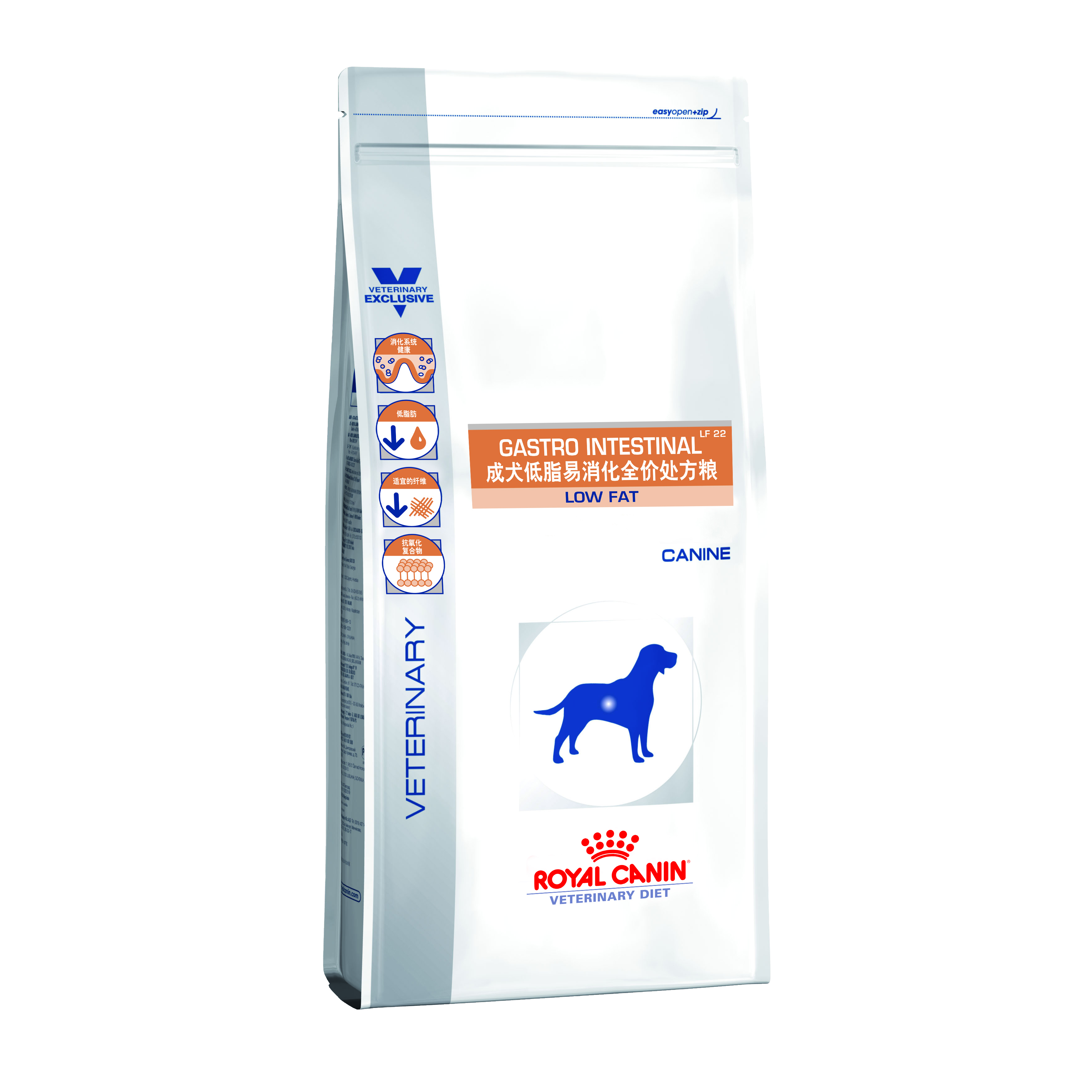 【皇家处方粮】成犬低脂易消化全价处方粮1.5kg