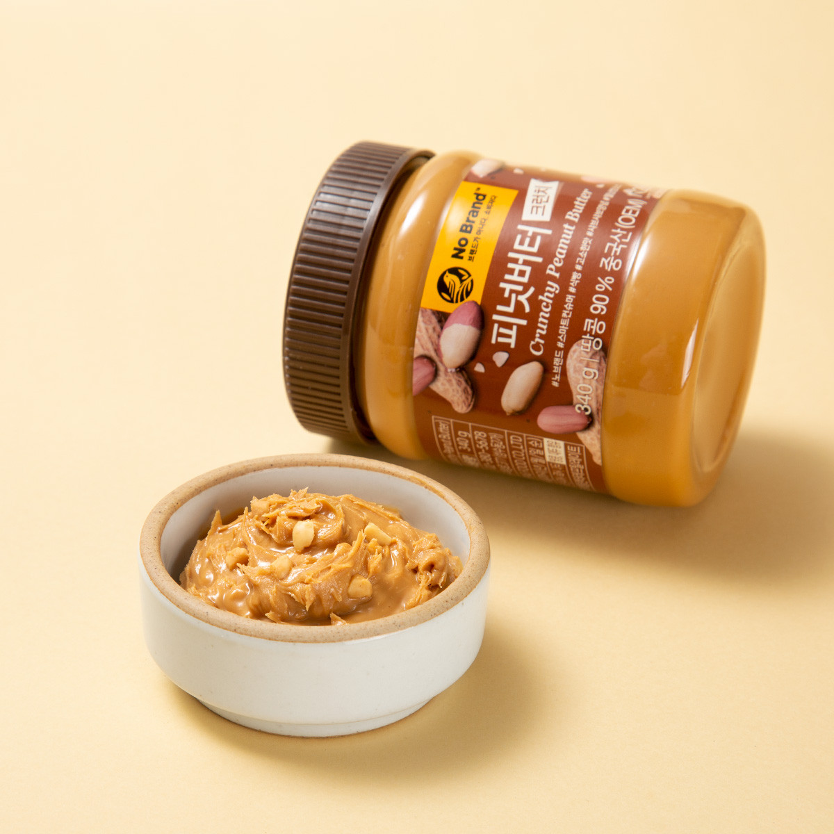 No Land Peanut Butter Crunch 340gJPY带授权招加盟代理