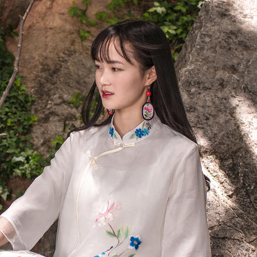 云南喜事老绣耳环 | 手工之作 匠心设计 | 现货加急发  商品图2