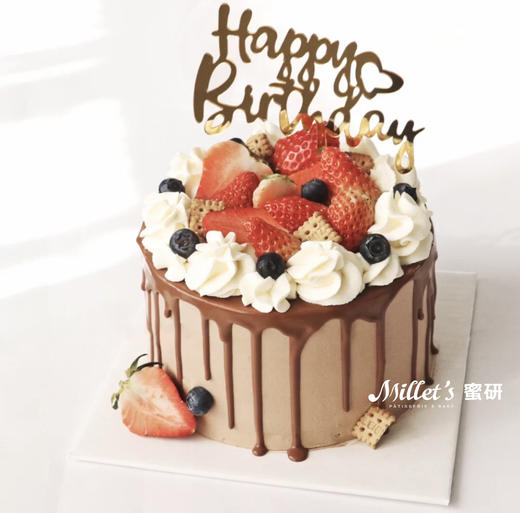 0314浓情法芙娜巧克力水果蛋糕