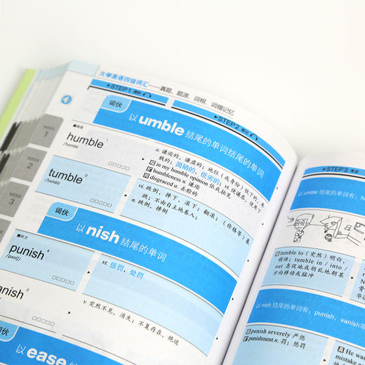 昂秀外语 大学英语四级词汇·真题、题源、词根、词缀记忆：唯一能与真题试卷匹配的四级单词书 商品图3